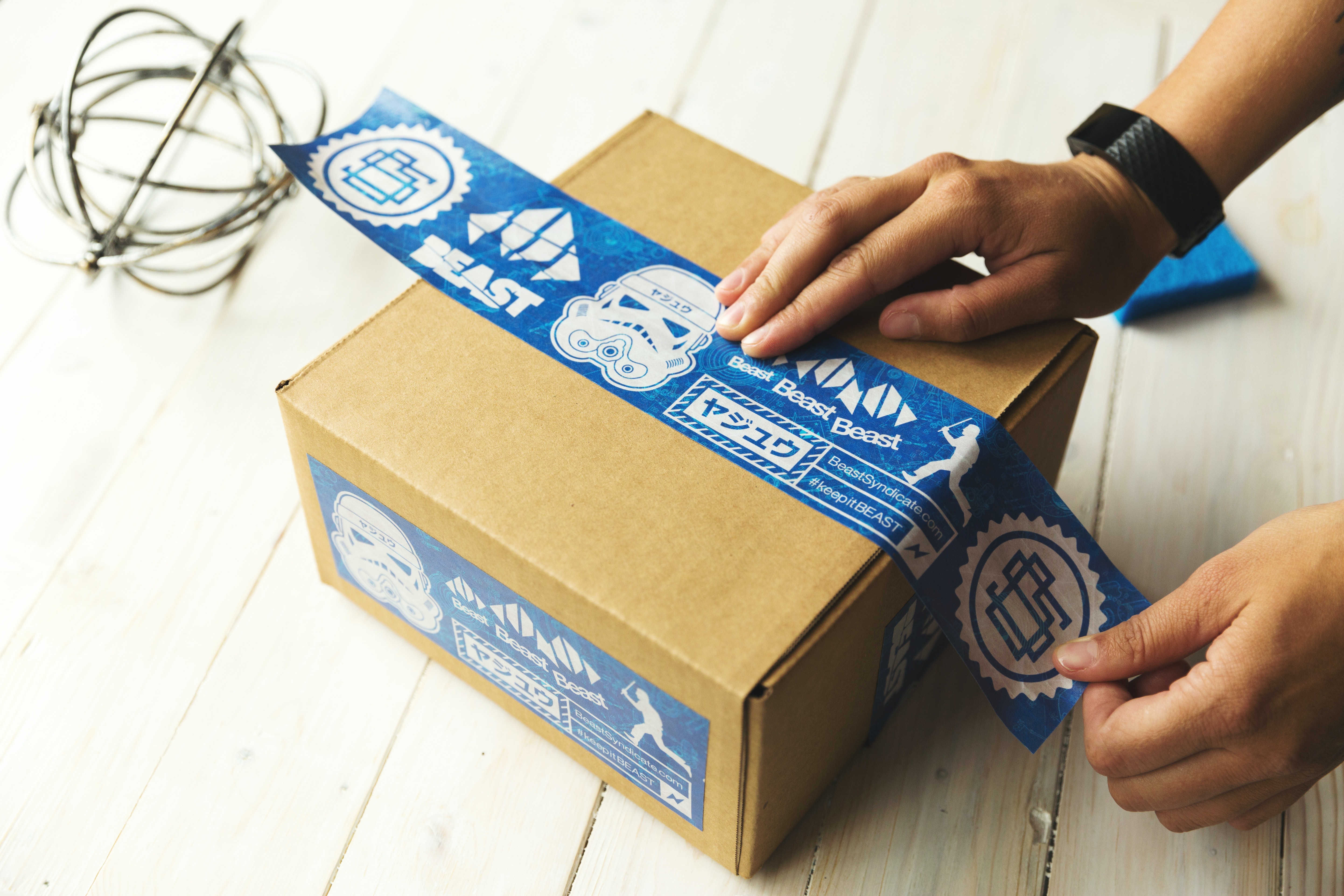 Packing a box to be shipped internationally 